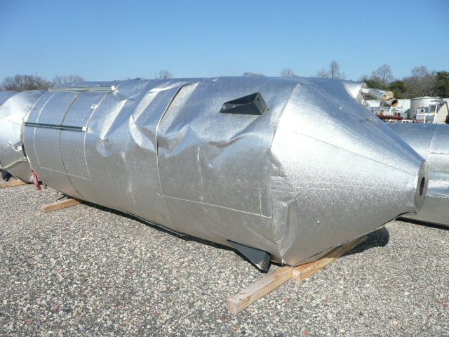 Piovan #T6000IX, Stainless Steel Drying Hopper, 6000 lb., 60" diameter x 14' H Hoppers, 1997 - Image 4