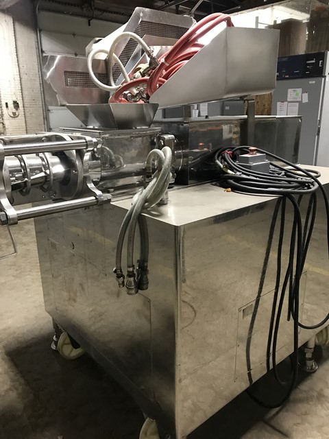 Luwa Marumerizer #QJ-700V, Stainless Steel Spheronizer, 700 mm diameter Bowl, 300-700 RPM, Side Product - Image 4