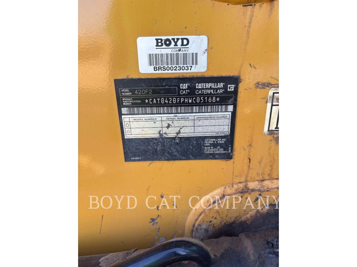 Cat 420F2ST, Backhoe Loader, 1919 hours, S/N: HWC05168, 2019 - Image 6