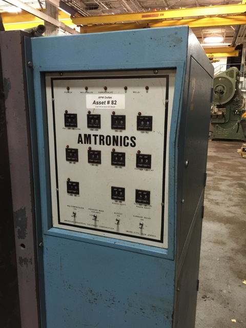 100 KVA Sciaky #SPT2-30-100-36-5, spot welder, 10' x 36" throat, variable up/down pressure Amtronics controls - Image 2