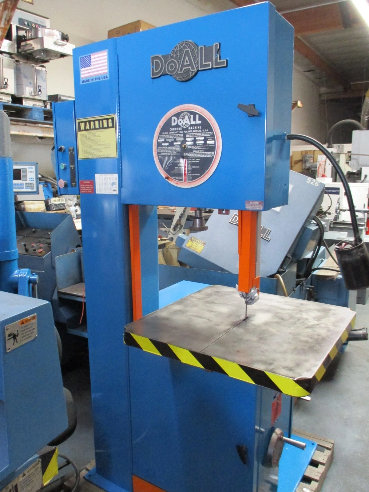 20" DoAll, vertical countour bandsaw, variable speed - Image 2