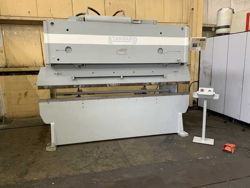 120 Ton, Standard #AB120-10, hydraulic press brake, 10' overall, 102" between housing, 6" stroke, 15 HP, 1995 - Image 7