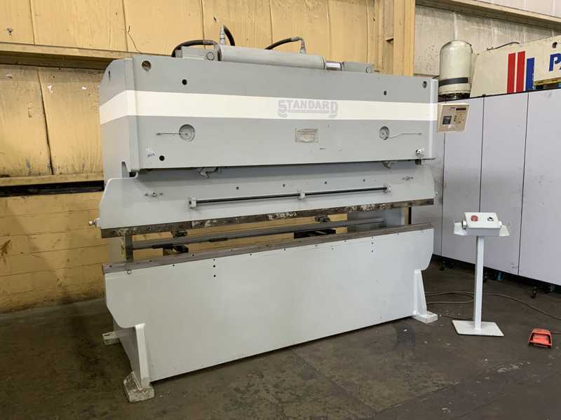 120 Ton, Standard #AB120-10, hydraulic press brake, 10' overall, 102" between housing, 6" stroke, 15 HP, 1995 - Image 9