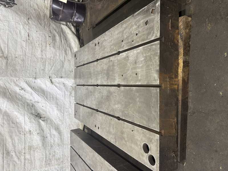 9 8" x 55" x 8", T-slotted floor plate - Image 1