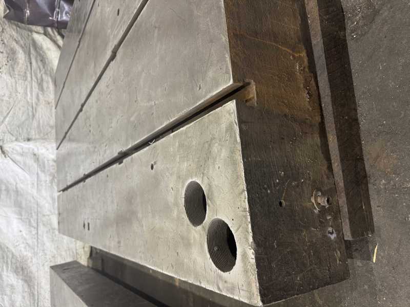 9 8" x 55" x 8", T-slotted floor plate - Image 2