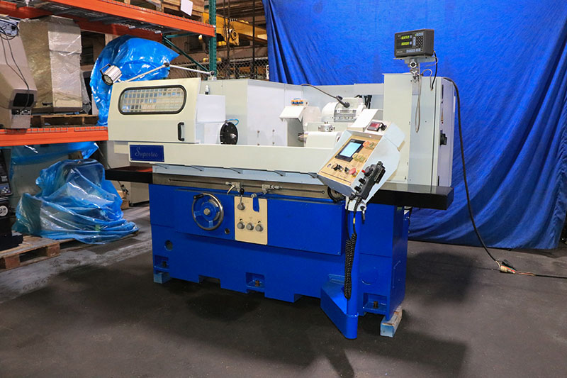 15" x 24" Supertec #G38P-60NC, universal cylindrical grinder, 16" x 2" 5" wheel, Mitsubishi PLC automatic - Image 3