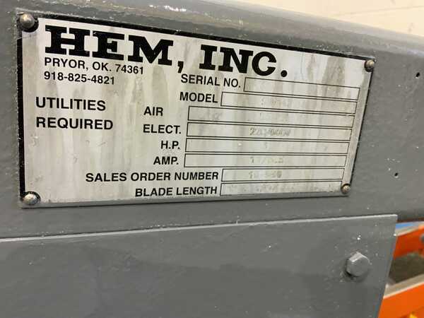 12.75" x 16" Hem #Sidewinder-Auto-4, horizontal band saw, 13' 6" x 1" x 0.35"blade, 2010 - Image 9