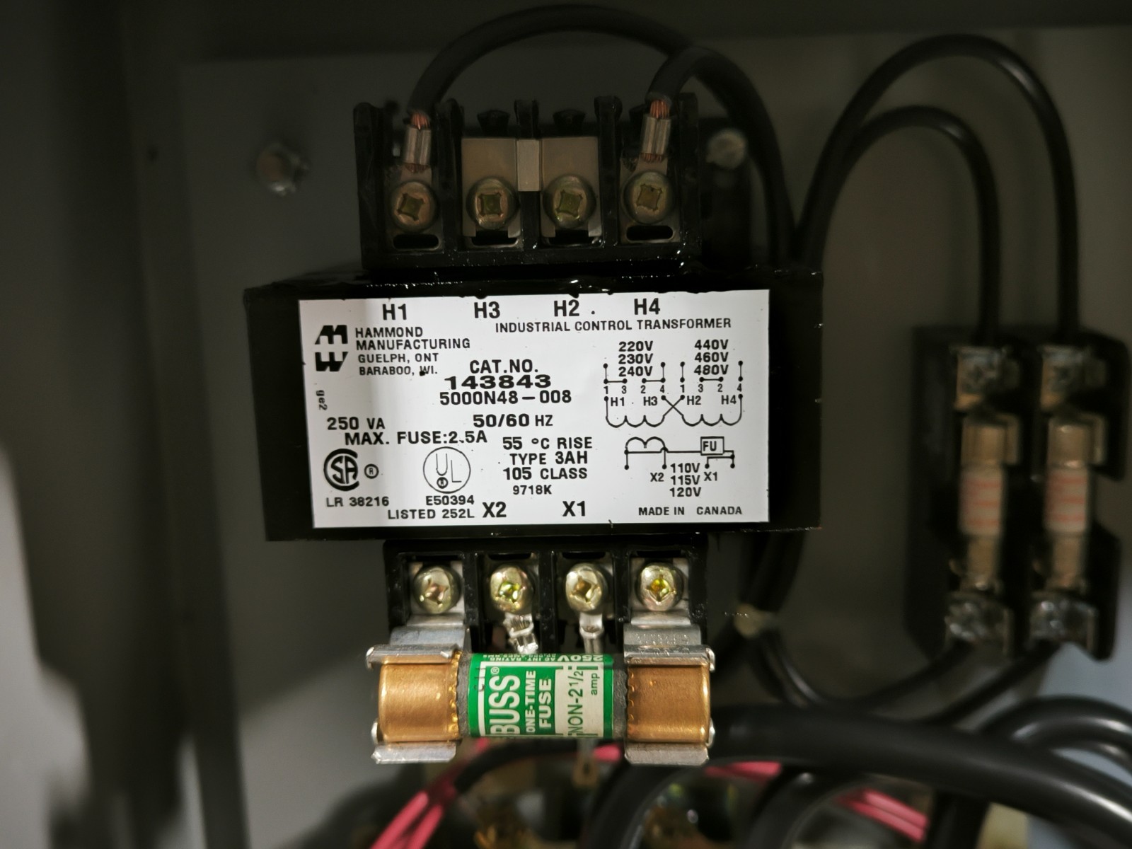 GE General Electric #300-Line-Control, Combination Starter Breaker, CR307F2044EFBTL - Image 4