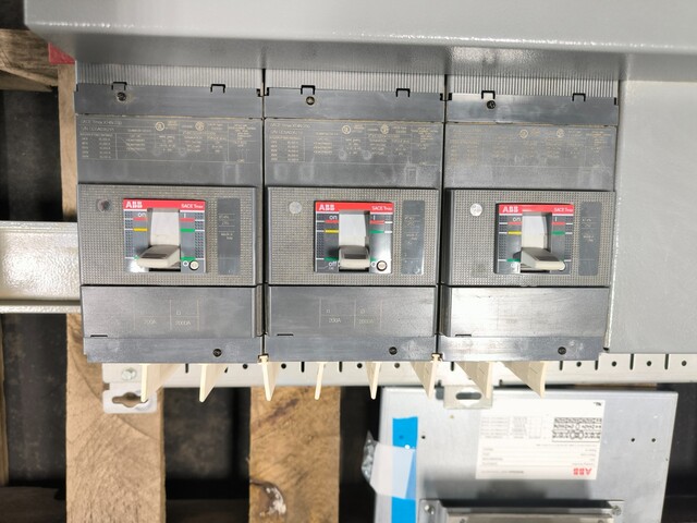 1200 Amps, ABB GE, IN2412BL3H1, ReliaGear neXT Power Panel, 480Y/277 ...