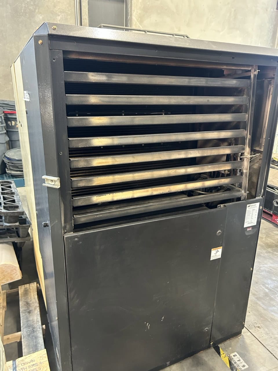 435 cfm, 100 psig, Ingersoll-Rand #IRN100H-OF, Oil-free Rotary Screw Compressor, 100 HP, 460 V., 3ph, Iso - Image 4