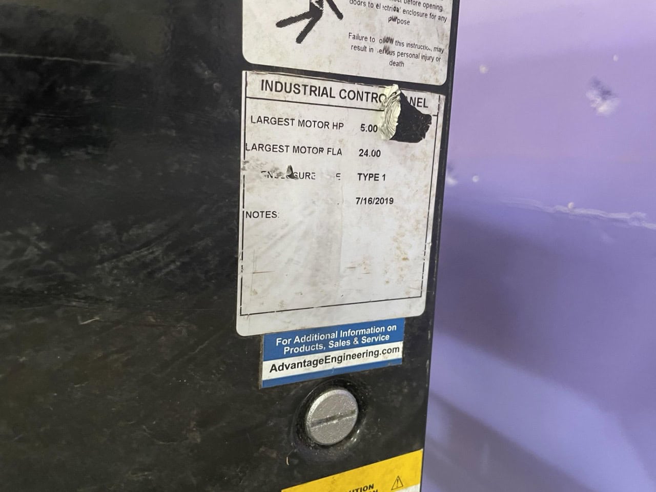 4.9 Ton, Advantage Chiller #MGD-5A-PC, Chiller, Stainless Steel, air cooled, 5000 cfm, 52 psi, 2019 - Image 4