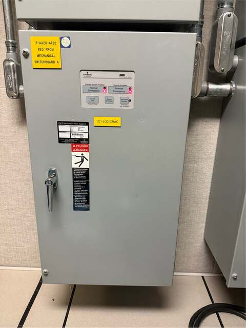 150 Amp. Asco D00300030150N1XC, automatic transfer switch, 480 Volts (3 available) - Image 1
