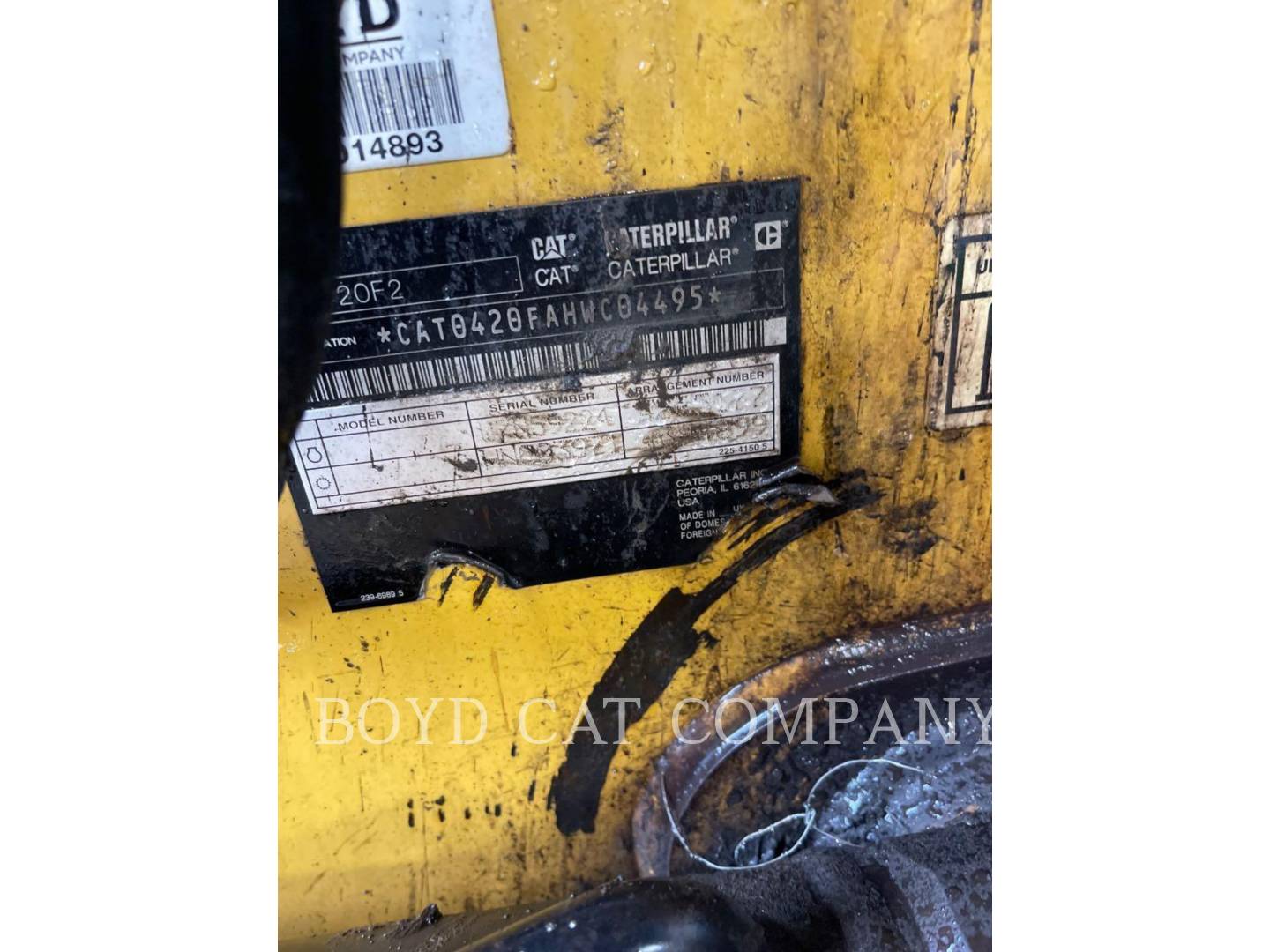Cat 420F2ST, Backhoe Loader, 1804 hours, S/N: HWC04495, 2019 - Image 6