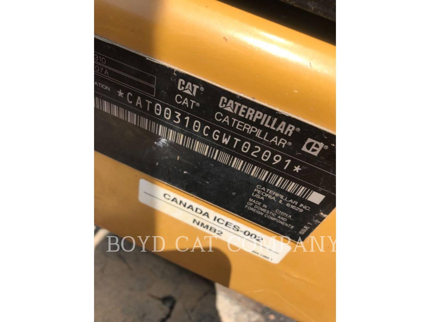 Caterpillar 310-07, Crawler Excavator, 2712 hours, S/N: GWT02091, 2022 - Image 6