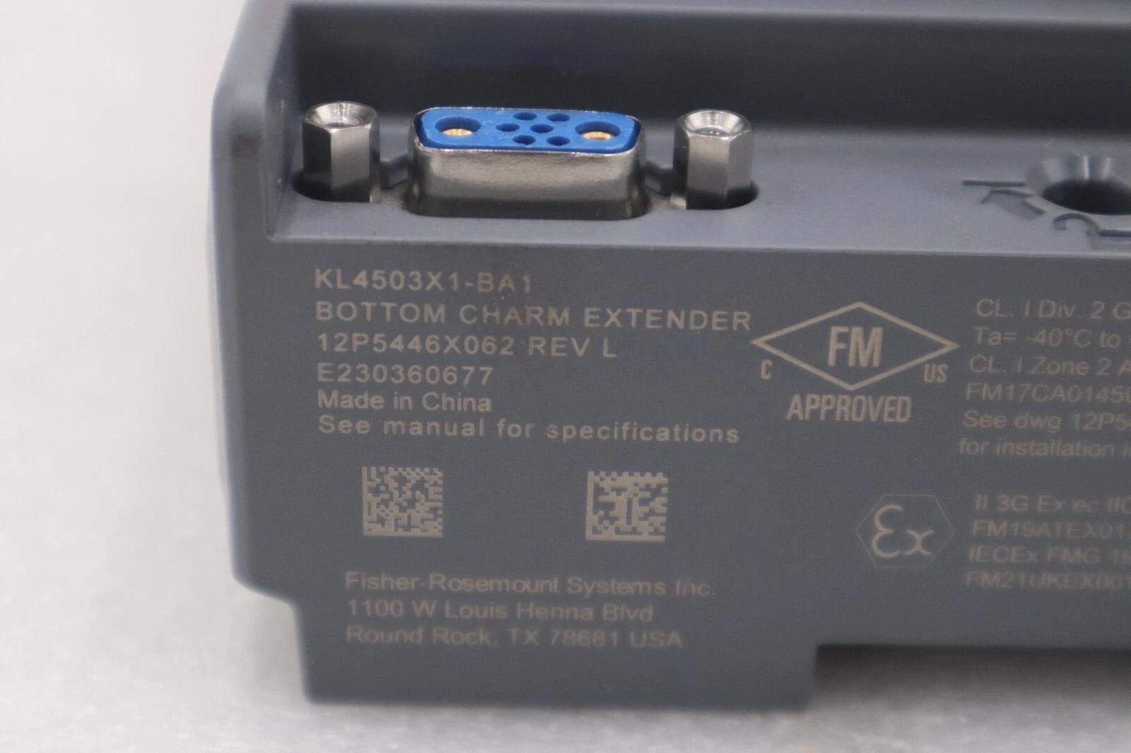 Emerson DeltaV KL4201X1-BA1 CHARM BASEPLATE USED UNIT STOCK 2911A - Image 6