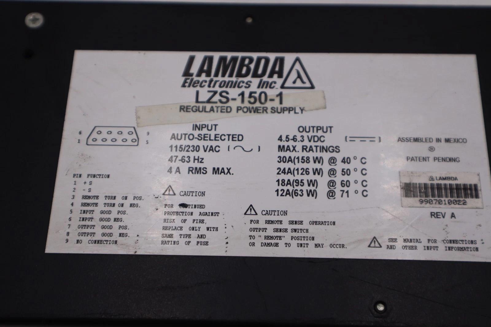 Lambda lzs-150-1 regulated power supply stock h1227 - Image 2