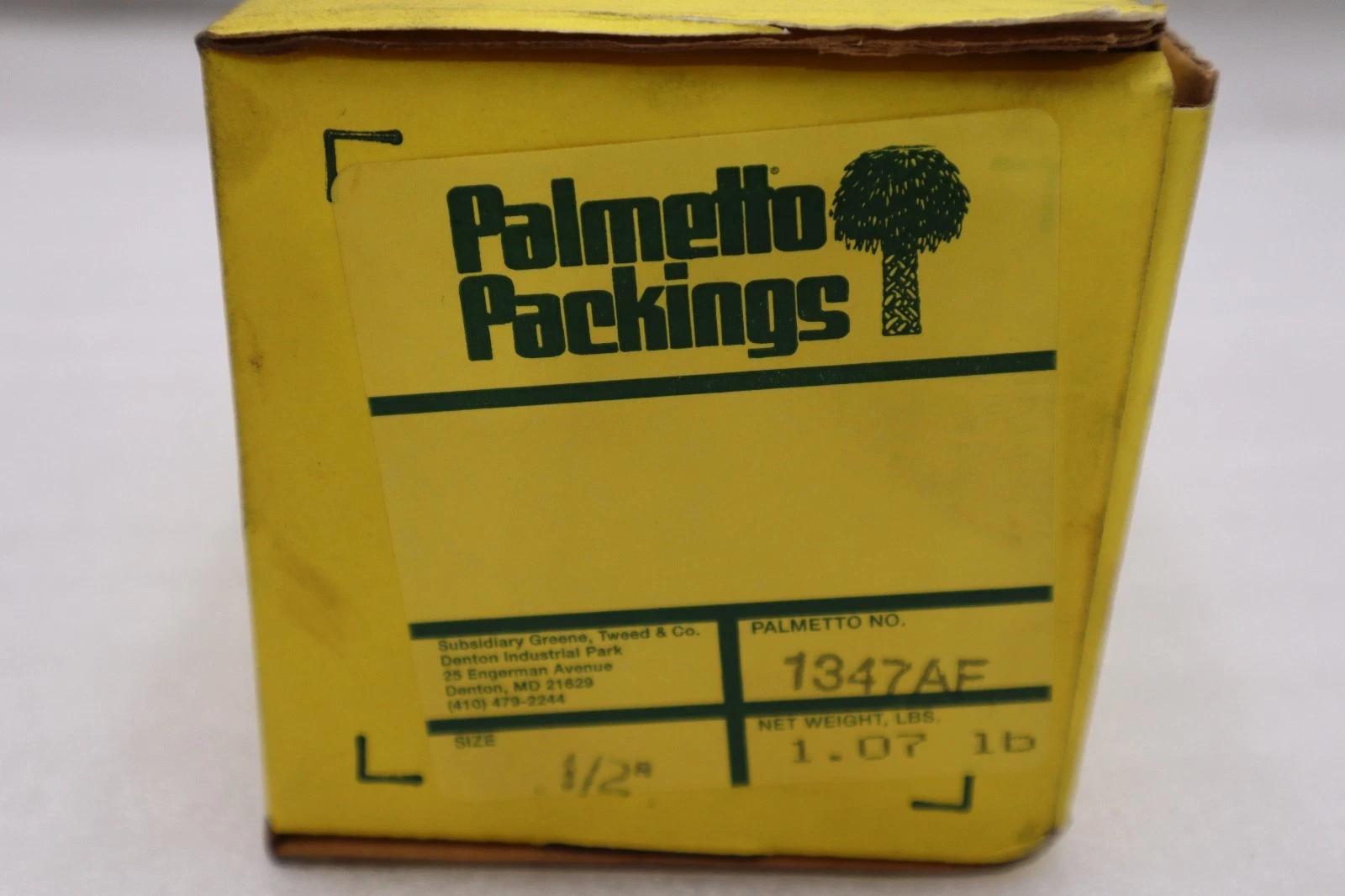NEW IN BOX PALMETTO PACKING 1347AF Packing Seal 1/2 Sq In. STOCK H451A - Image 2