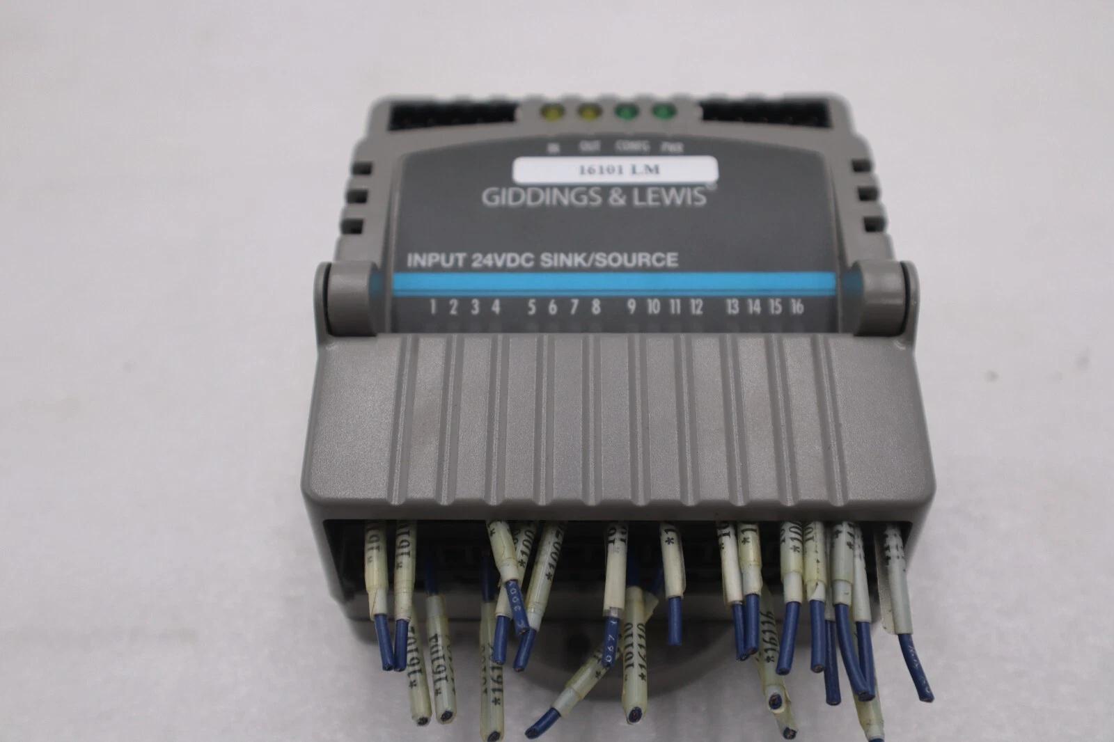 Giddings & Lewis M.1300.7372 R1 Input Module 24VDC SINK/SOURCE STOCK K-2919-A - Image 1