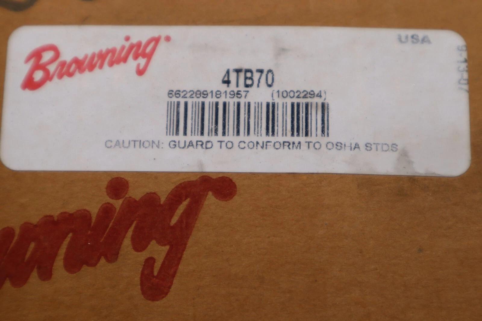 New Browning 4TB70 Sheave 2-1/8" Bore, 4 Groove 1002294 STOCK 2136C - Image 1