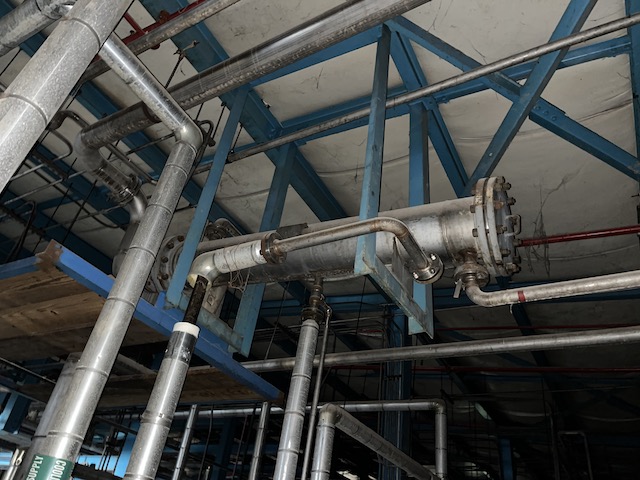 166 sq.ft., 85 psi shell, 35 psi/FV tube, Perry Products #12-166-FTSSX, Shell/Tube Heat Exchanger - Image 1