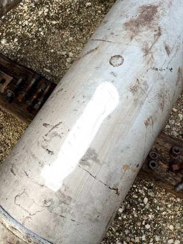 166 sq.ft., 85 psi shell, 35 psi/FV tube, Perry Products #12-166-FTSSX, Shell/Tube Heat Exchanger - Image 6