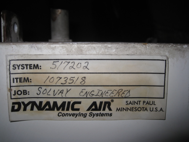 Dynamic Air #200, Blender, Stainless Steel, 54" diameter x 118" Straight Side, 36" Cone, 10 HP Blower, 3' - Image 10