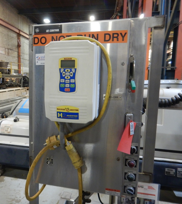 Admix, High Shear Mixer w/Cone Tank, Stainless Steel, 3 HP, PLC Control Panel - Image 2