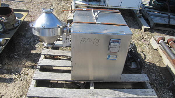 0.5 cu.ft. Gemco, Stainless Steel Double Cone Blender - Image 1