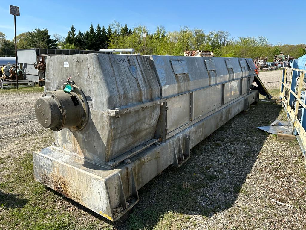 Thune #SP70SL, Dewatering Screw Press, Rated 300 BDMT/D, 4 Inspection Windows, 16 Pressure Valves - Image 1