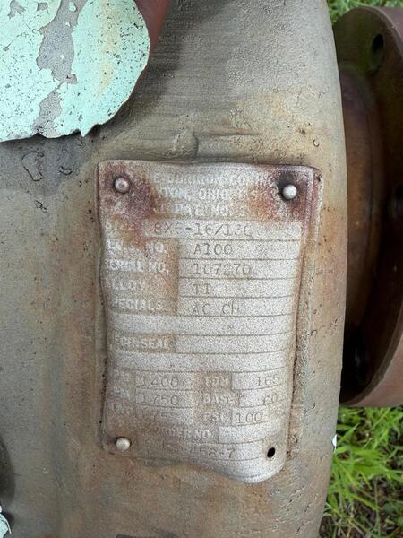 Durco, Centrifugal Pump, Solid Titanium, 6" x 8", 100 HP - Image 3