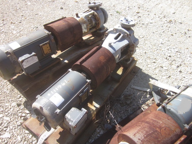 40 GPM, Flowserve #40-25CPX200, Stainless Steel Centrifugal Pump, Horizontal, CF8 Wetted Parts, 2 HP, 2008 - Image 1