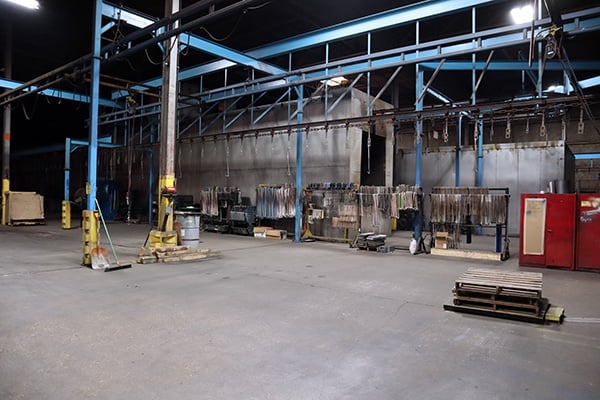 3 Stage Stainless Steel powder Coating System, Nordson, with dry cure oven, 4" conveyor, powder coating booth - Image 6