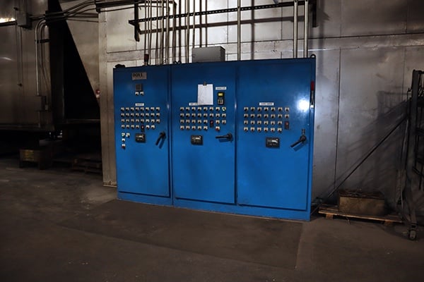 3 Stage Stainless Steel powder Coating System, Nordson, with dry cure oven, 4" conveyor, powder coating booth - Image 7