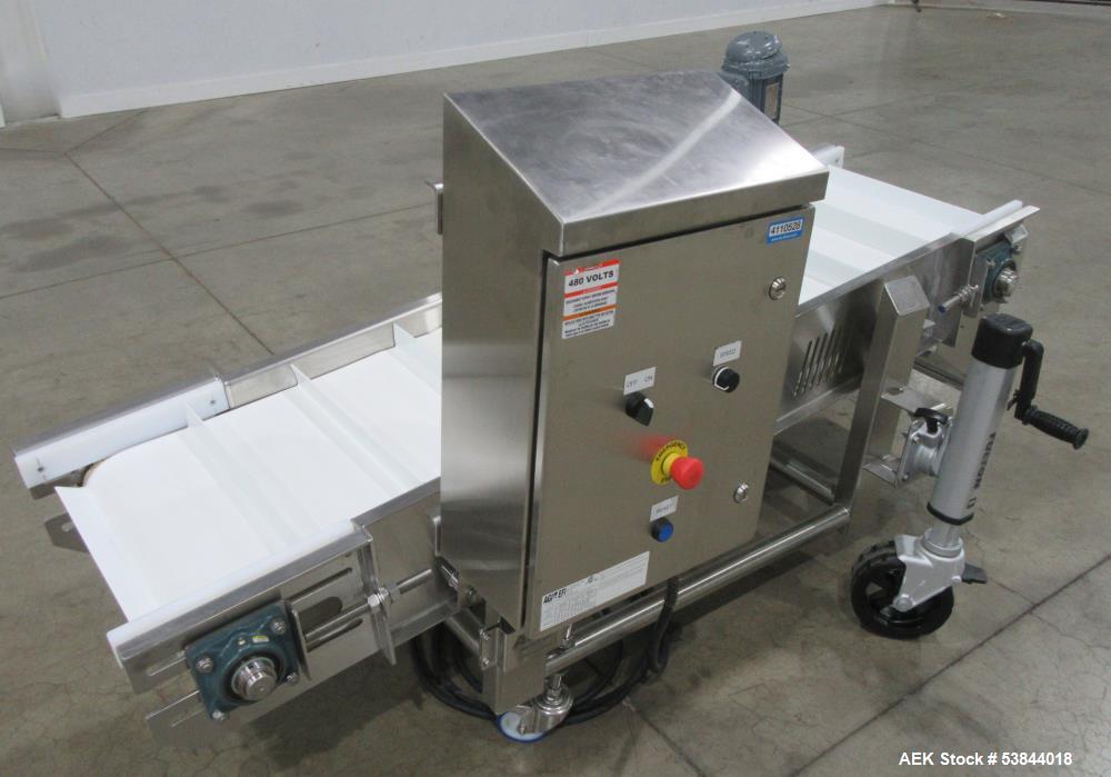 18.5" Wide x 6' AGI, Mobile Inclined Conveyor, Stainless Steel frame, on casters, 2022 - Image 3