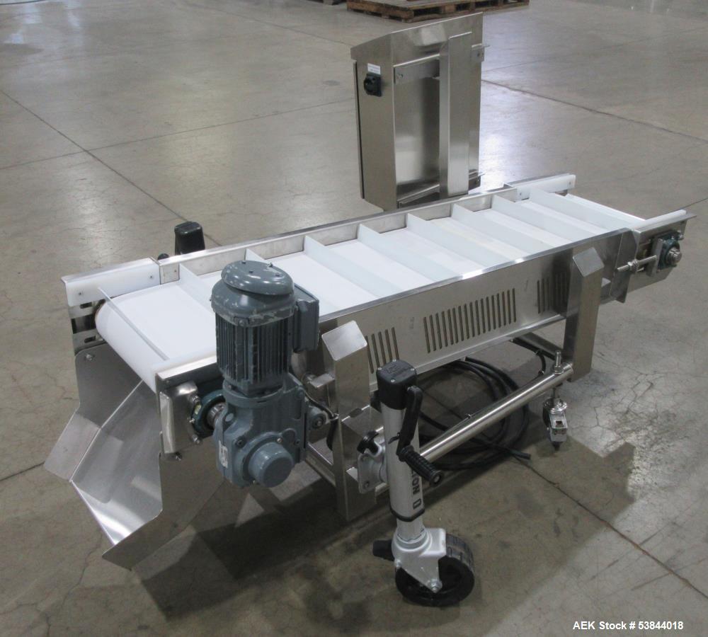 18.5" Wide x 6' AGI, Mobile Inclined Conveyor, Stainless Steel frame, on casters, 2022 - Image 5
