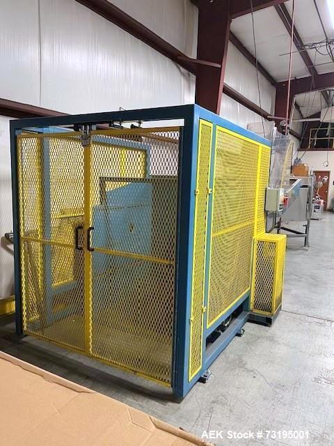 Hoosier Feeder #FT-50, Centrifugal Feed System, 150 PPM, 70mm Caps, w/ conveyor & hopper - Image 4