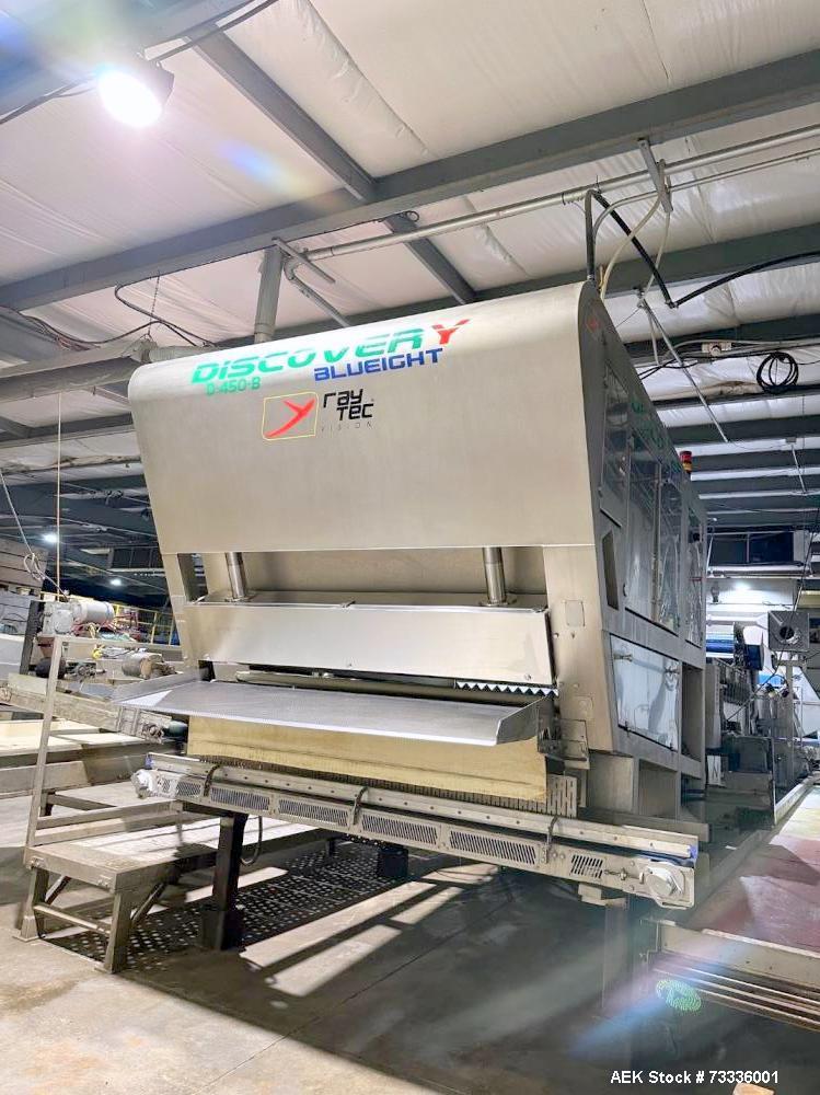 Raytec Vision Discovery Series #D-450-B Belt Optical Sorter, double reject, Bluelight Tech - Image 1