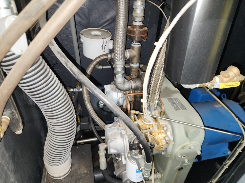 Kobelco #KNW00-A/H, screw compressor, 30 HP - Image 4