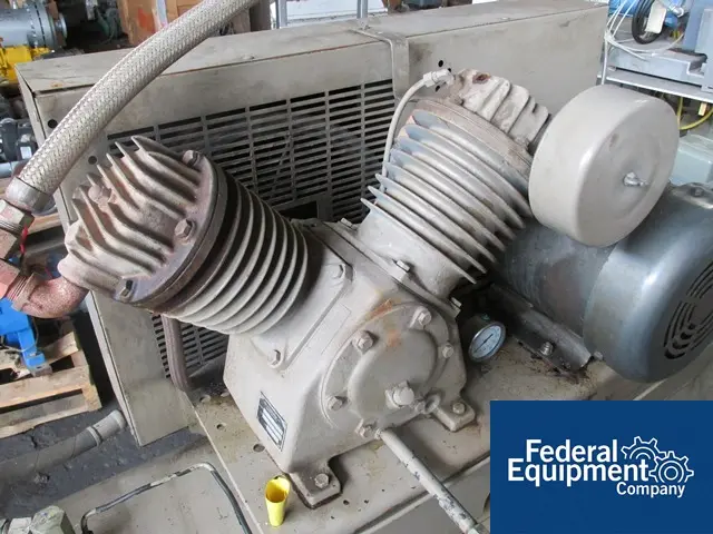 7.5 HP CompAir #TA5218H37, Air Compressor, liquid cooled w/ radiator, carbon steel tank, 460 V., 3 phase, 1996 - Image 7
