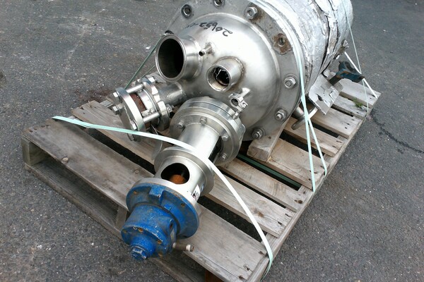 10 gallon Tolan, Stainless Steel Jacketed Pressure Tank, 12" diameter x 24" Straight Side, 20/FV Internal - Image 3