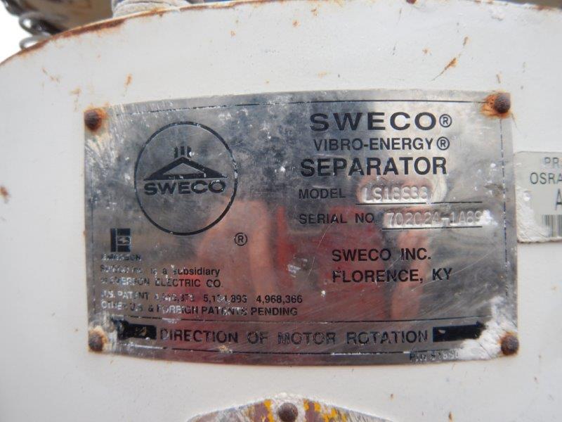 18" Sweco #LS18S33, Stainless Steel Separator Screen, 1-Deck, No Cover - Image 6