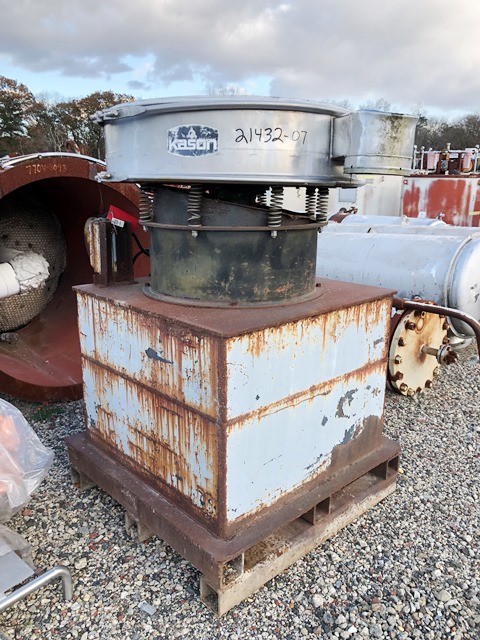 40" Kason #K40-2-SS, Stainless Steel Separator Screen, 1-Deck, 0.33 HP, 230 V - Image 1