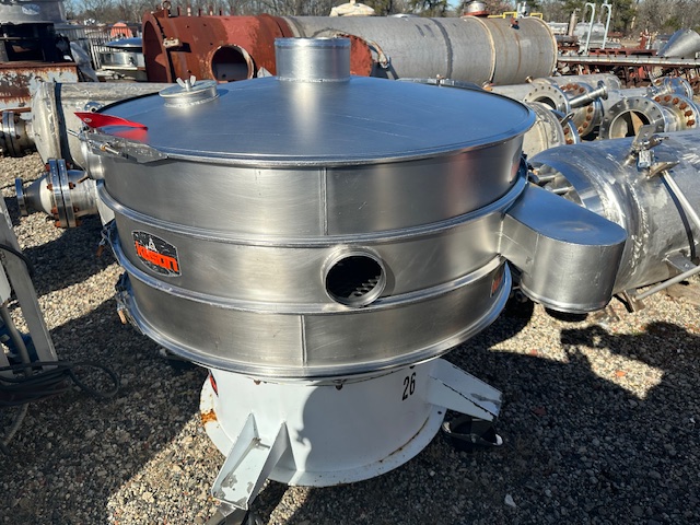 40" Kason #K48-2-SS, Stainless Steel Separator Screen, 2-Deck, 2.5 HP, 230/460 V, On Wheels, 2013 - Image 3