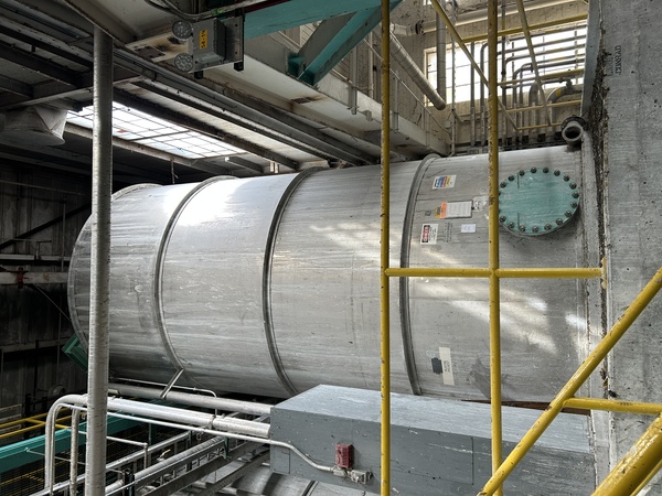 20000 gallon Apache #2, Stainless Steel Mix Tank, w/Paddle Agitator, 12' diameter x 24' straight side, 24" - Image 1