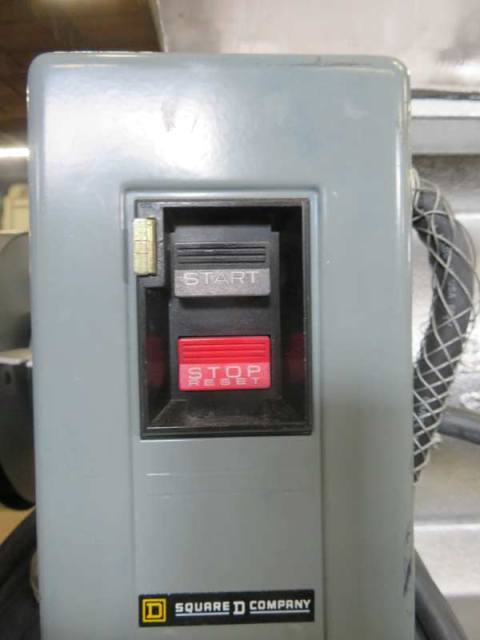 14" Portable Rotary Valve, w/Blow Through, Hopper, Starter & Cart, 1 HP, 45 RPM max - Image 7