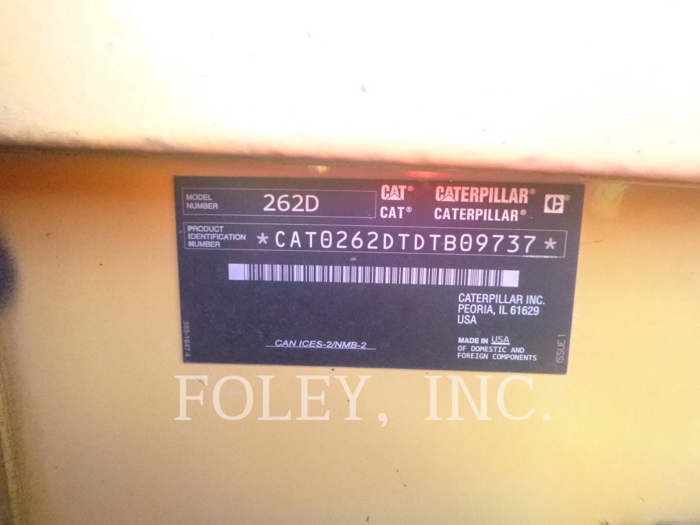 Cat 262D, Skid Steer Loader, 503 hours, S/N: DTB09737, 2019 - Image 6