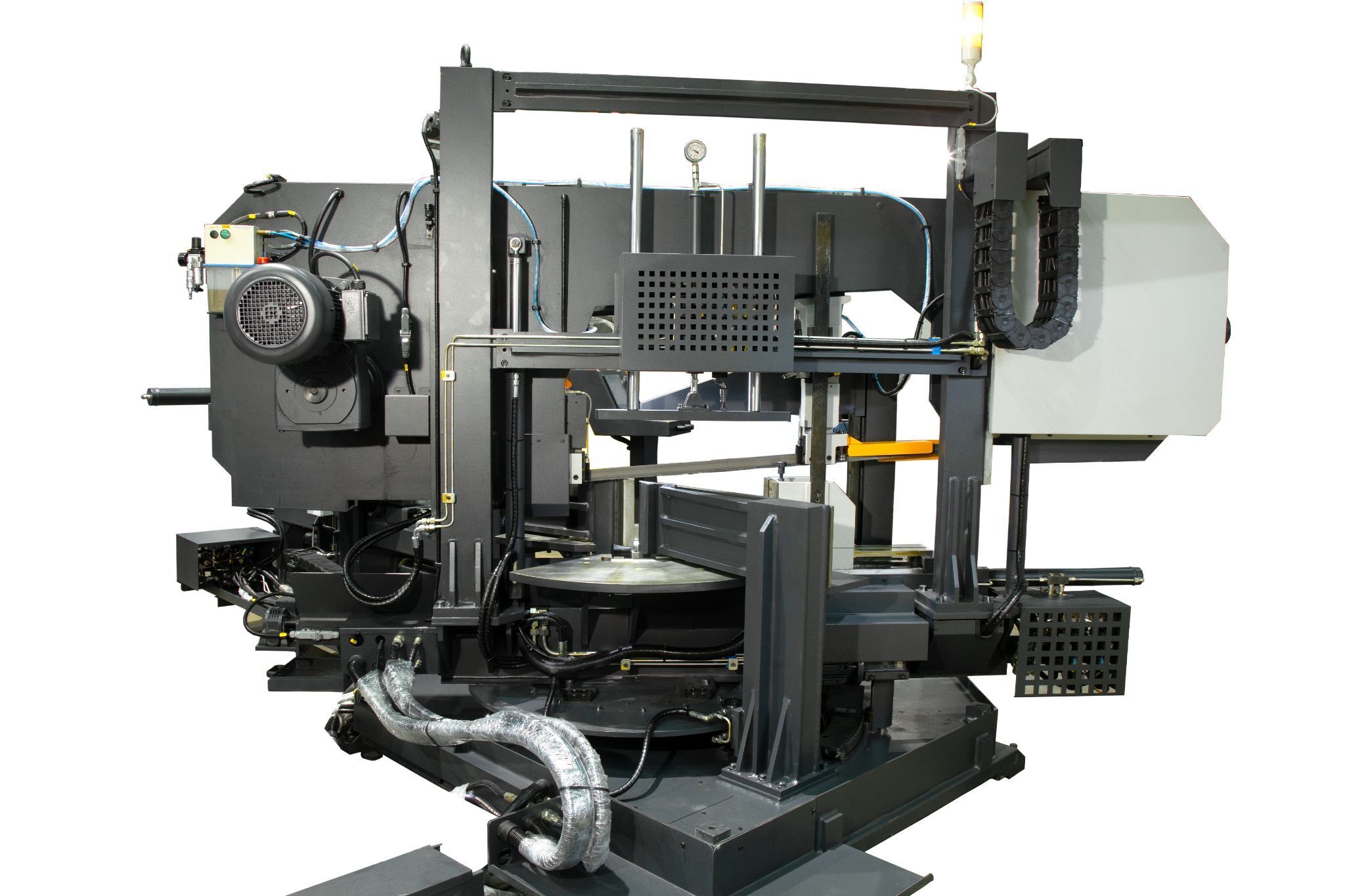 12" x 12" Indotech #SteelX-i-12x12-NC, Auto horizontal bandsaw, 191.3" x 1.33" x 0.05" blade, prog miter - Image 2