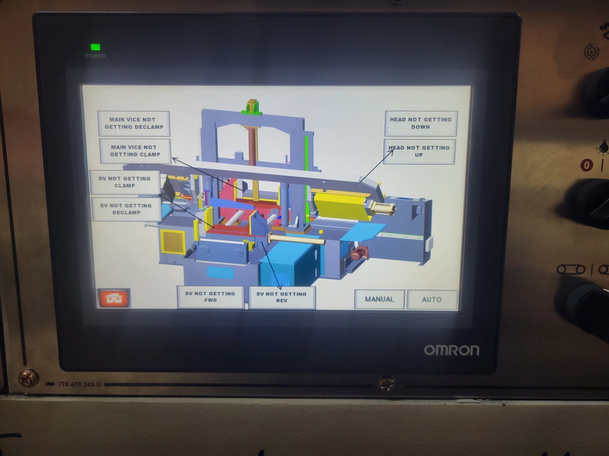 12" x 12" Indotech #SteelX-i-12x12-NC, Auto horizontal bandsaw, 191.3" x 1.33" x 0.05" blade, prog miter - Image 9