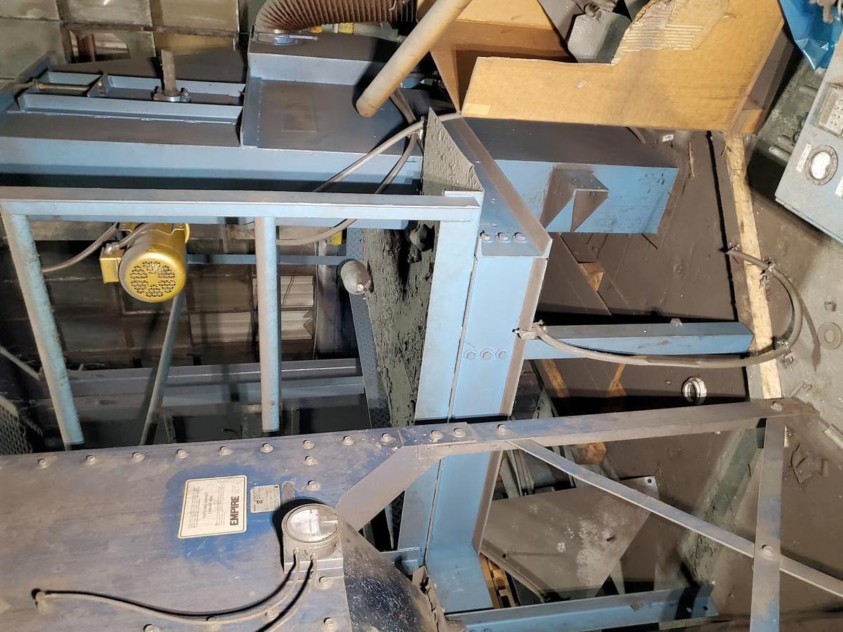 Pangborn #ES1881, monorail style spinner hanger, (2) 25 HP wheels, 55" dia x 60" H capacity, 1994 - Image 6