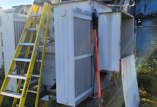 3750 KVA 27600 Primary, 2400 Secondary, Ferranti Packard transformer, - Image 7